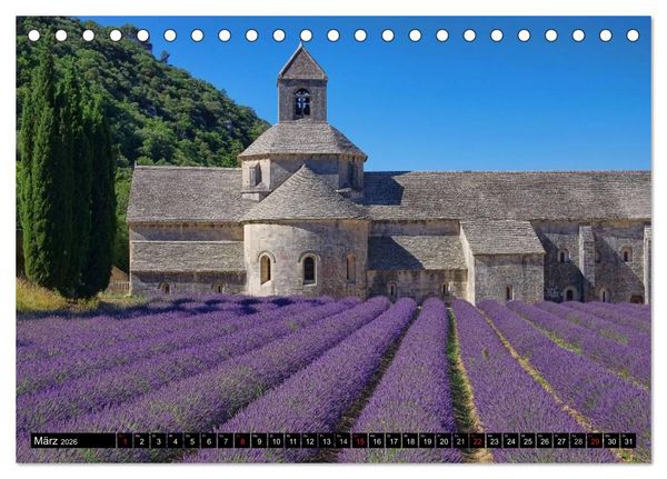 Produktbild: Provence (Tischkalender 2026 DIN A5 quer), CALVENDO Monatskalender