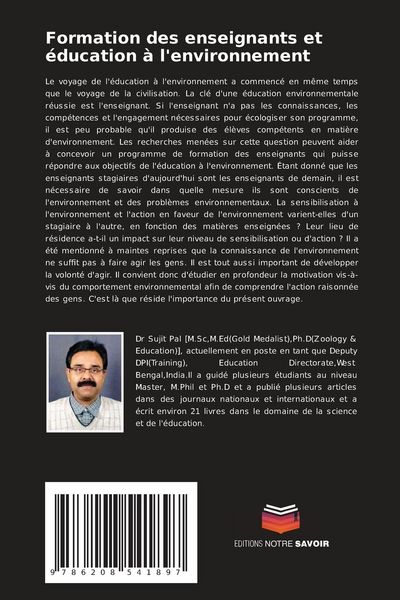 Produktbild: Formation des enseignants et &eacute;ducation &agrave; l'environnement