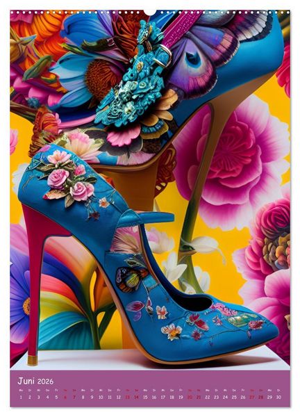 Produktbild: HighHeelArt (Wandkalender 2026 DIN A2 hoch), CALVENDO Monatskalender