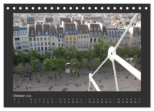 Produktbild: Paris, mon amour (Tischkalender 2026 DIN A5 quer), CALVENDO Monatskalender