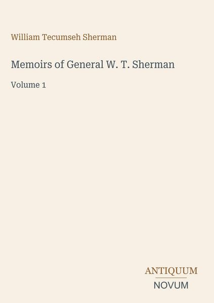 Produktbild: Memoirs of General W. T. Sherman