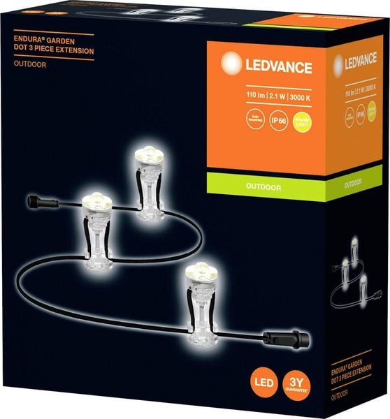 Produktbild: LEDVANCE 4058075478510 Endura Garden Dot LED-Lichterkette LED 2.1W Transparent