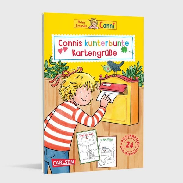 Produktbild: Conni Gelbe Reihe (Besch&auml;ftigungsbuch): Connis kunterbunte Kartengr&uuml;&szlig;e