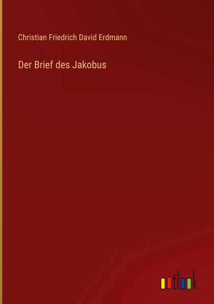 Produktbild: Der Brief des Jakobus