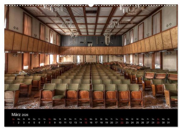 Produktbild: Lost Places - Verlassene Orte (Wandkalender 2026 DIN A2 quer), CALVENDO Monatskalender
