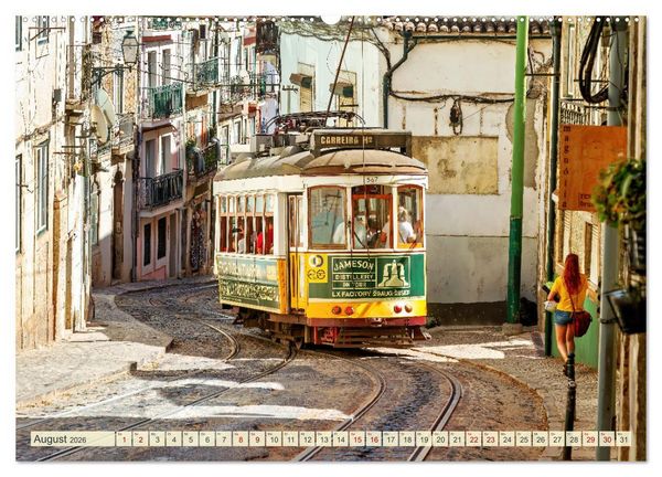 Produktbild: Von Porto bis an die Algarve (Wandkalender 2026 DIN A2 quer), CALVENDO Monatskalender
