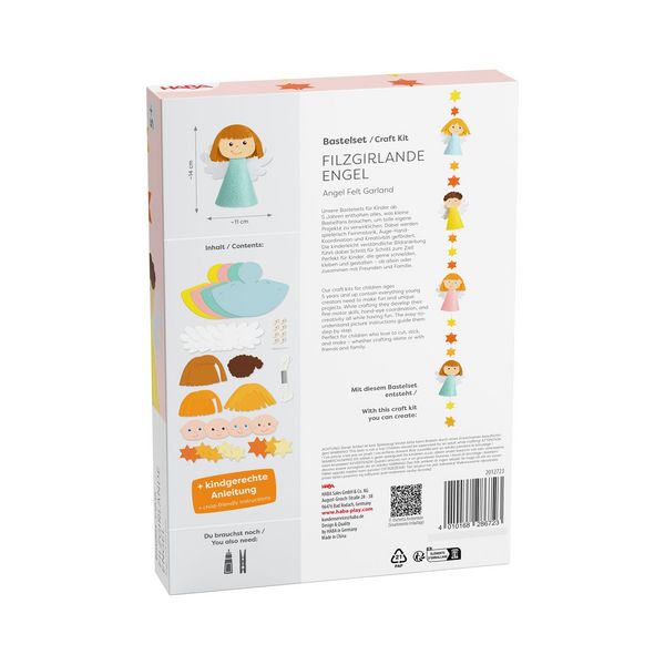 Produktbild: Bastelset - Filzgirlande Engel