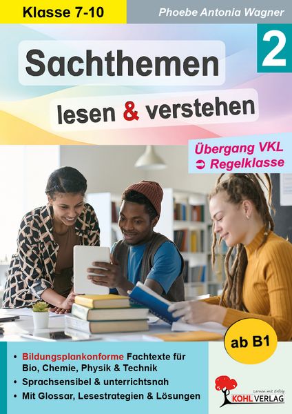 Produktbild: Sachthemen lesen und verstehen / Band 2: &Uuml;bergang VKL zur Regelklasse