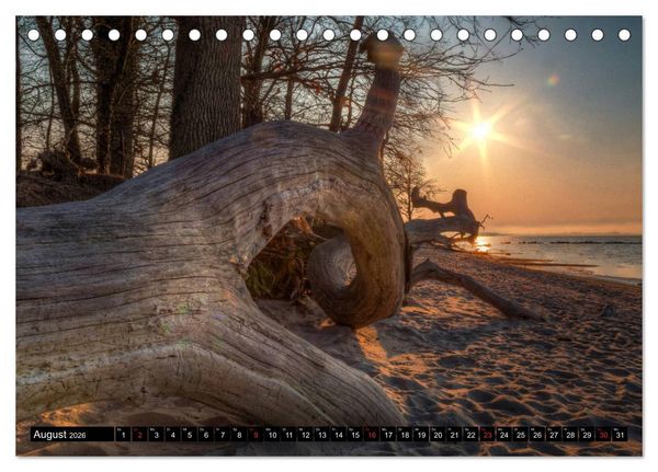 Produktbild: Vorpommern zwichen Tag und Nacht (Tischkalender 2026 DIN A5 quer), CALVENDO Monatskalender