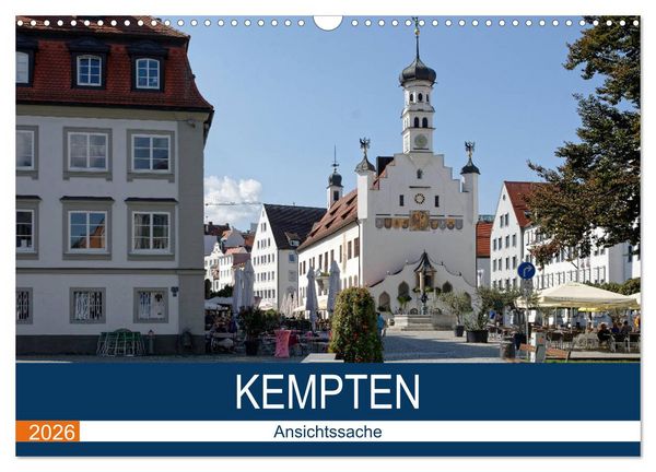 Produktbild: Kempten - Ansichtssache (Wandkalender 2026 DIN A3 quer), CALVENDO Monatskalender