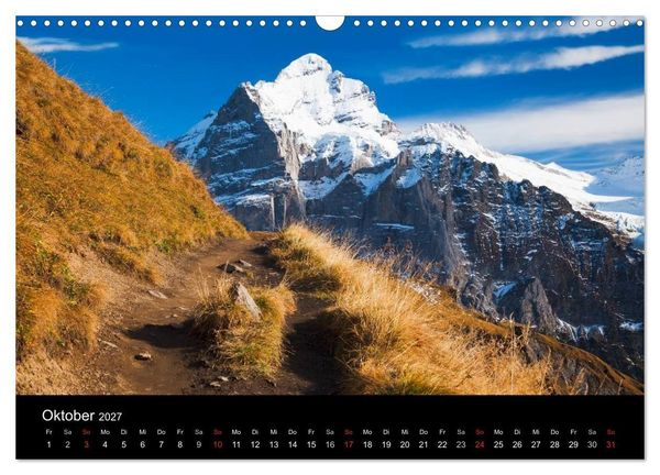 Produktbild: BERNER ALPEN - Natur und Landschaften (Wandkalender 2027 DIN A3 quer), CALVENDO Monatskalender