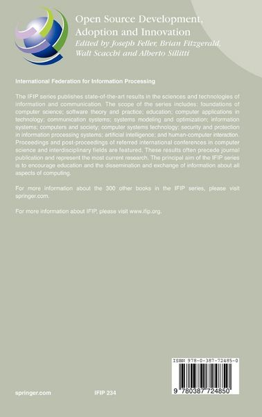 Produktbild: Open Source Development, Adoption and Innovation