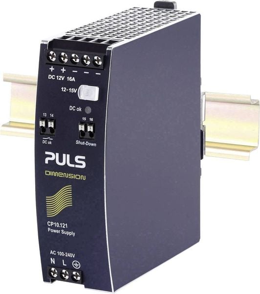 PULS CP10.121 Hutschienen-Netzteil (DIN-Rail)  12 V/DC 16 A 192 W Anzahl Ausgänge:1 x  Inhalt 1 St.