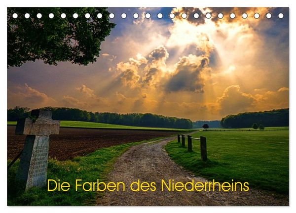 Die Farben des Niederrheins (Tischkalender 2024 DIN A5 quer), CALVENDO Monatskalender
