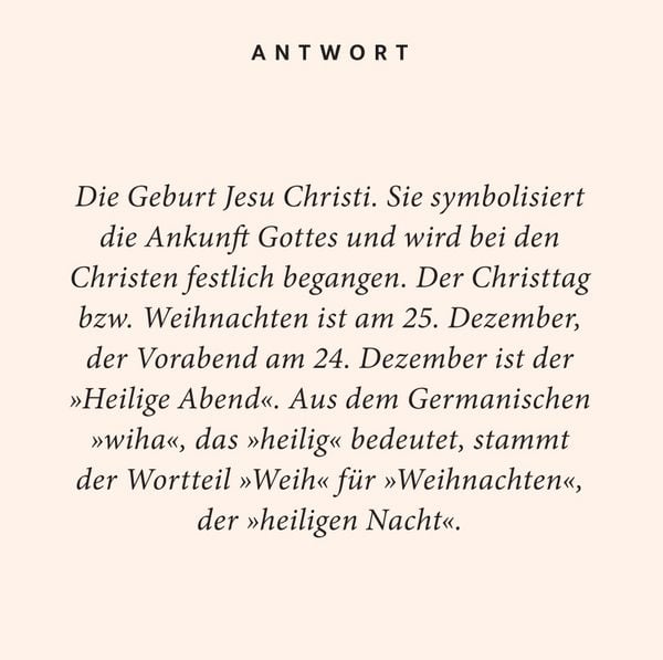 Produktbild: Weihnachten-Quiz