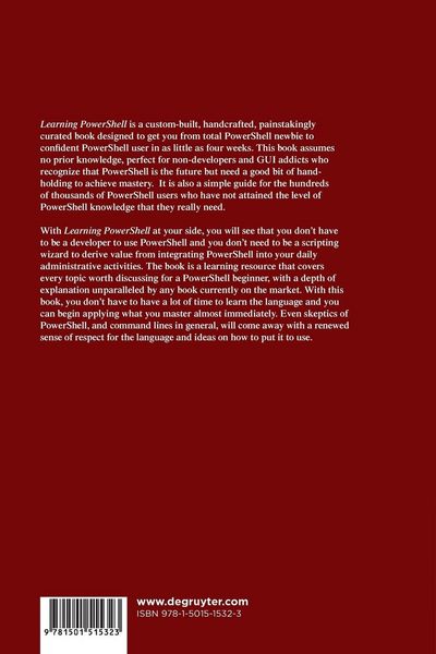 Produktbild: Learning PowerShell