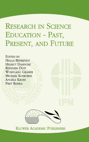 Produktbild: Research in Science Education &mdash; Past, Present, and Future