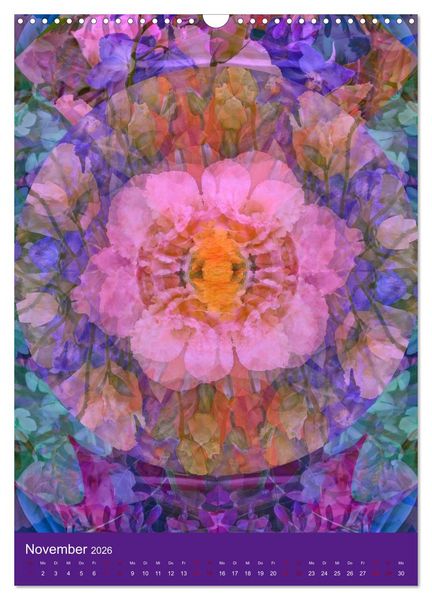 Produktbild: Meditative Pflanzenmandalas (Wandkalender 2026 DIN A3 hoch), CALVENDO Monatskalender