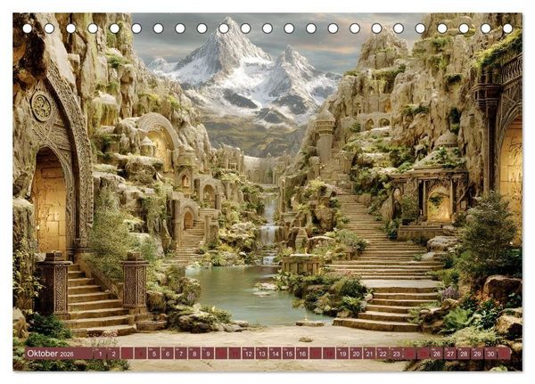 Produktbild: Die Kunst des Verirrens (Tischkalender 2026 DIN A5 quer), CALVENDO Monatskalender