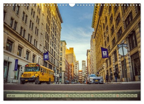 Produktbild: New York - Stadt der Wolkenkratzer (Wandkalender 2026 DIN A3 quer), CALVENDO Monatskalender
