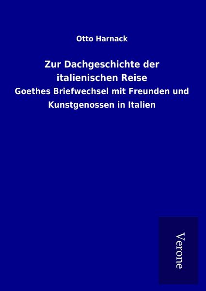 Produktbild: Zur Dachgeschichte der italienischen Reise