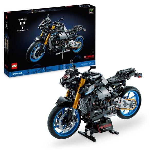 LEGO Technic 42159 Yamaha MT-10 SP, Motorrad-Modellbausatz für Erwachsene