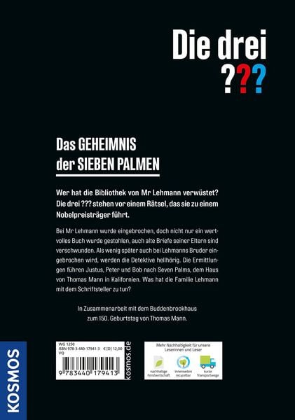 Produktbild: Die drei ??? Das Geheimnis der sieben Palmen