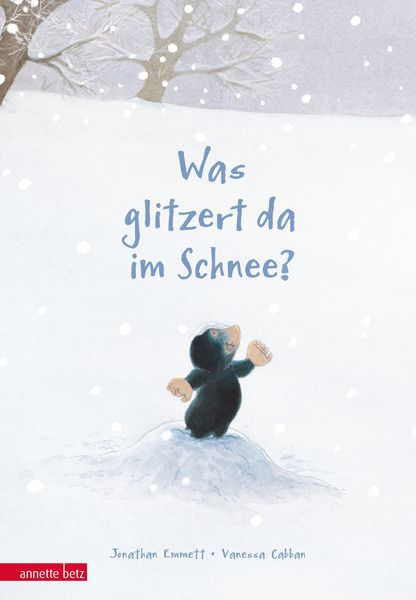 Was glitzert da im Schnee?, Gebundene Ausgabe von Jonathan Emmett, Annette Betz im Ueberreuter Verlag, 978-3-219-11494-2