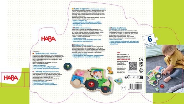 Produktbild: Greifpuzzle Lustige Traktorfahrt