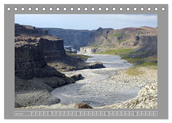 Produktbild: Island Insel der Vielfalt (Tischkalender 2026 DIN A5 quer), CALVENDO Monatskalender