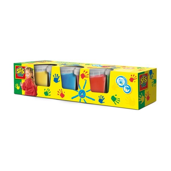 Fingerfarbe 4 Farben je 150ml
