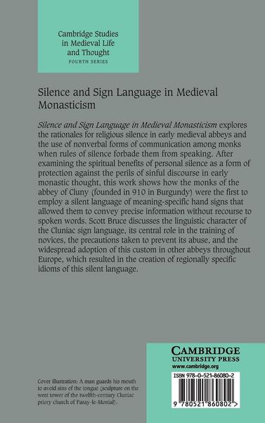 Produktbild: Silence and Sign Language in Medieval Monasticism