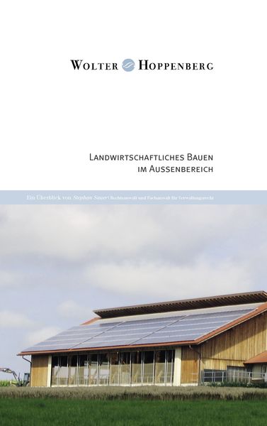 Produktbild: Landwirtschaftliches Bauen im Au&szlig;enbereich