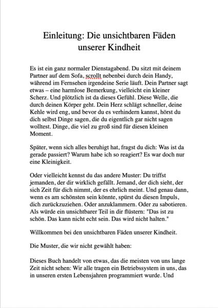 Produktbild: Wie Fr&uuml;hkindliche Erlebnisse Unsere Beziehungen Formen