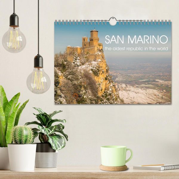 Produktbild: San Marino The oldest Republic in the world (Wall Calendar 2026 DIN A4 landscape), CALVENDO 12 Month Wall Calendar