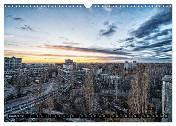 Produktbild: Chernobyl - The exclusion zone (Wall Calendar 2026 DIN A3 landscape), CALVENDO 12 Month Wall Calendar