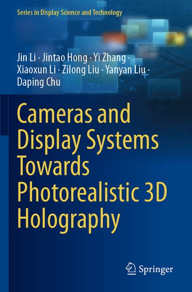 Produktbild: Cameras and Display Systems Towards Photorealistic 3D Holography
