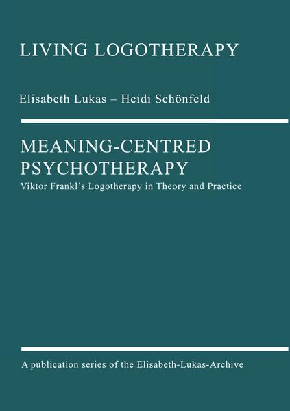 Produktbild: Meaning-Centred Psychotherapy