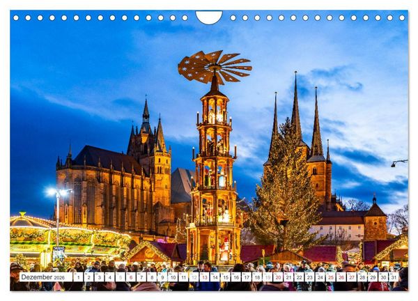 Produktbild: Deutsche Bundesl&auml;nder - Th&uuml;ringen (Wandkalender 2026 DIN A4 quer), CALVENDO Monatskalender