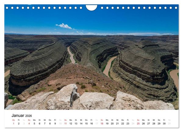 Produktbild: Nationalparks in Utah (Wandkalender 2026 DIN A4 quer), CALVENDO Monatskalender