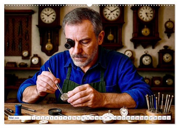 Produktbild: Traditionelle Gewerke (hochwertiger Premium Wandkalender 2026 DIN A2 quer), Kunstdruck in Hochglanz