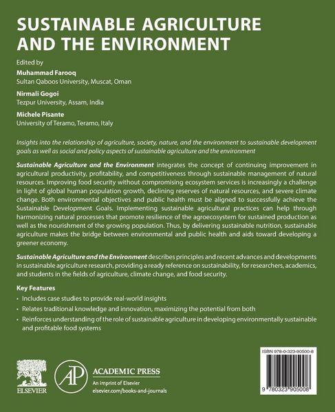Produktbild: Sustainable Agriculture and the Environment