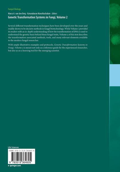 Produktbild: Genetic Transformation Systems in Fungi, Volume 2