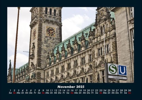 Produktbild: Hamburg 2025 Fotokalender DIN A4