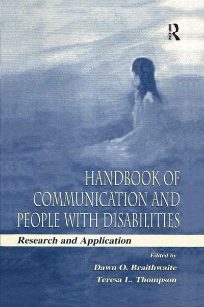 Produktbild: Handbook of Communication and People With Disabilities