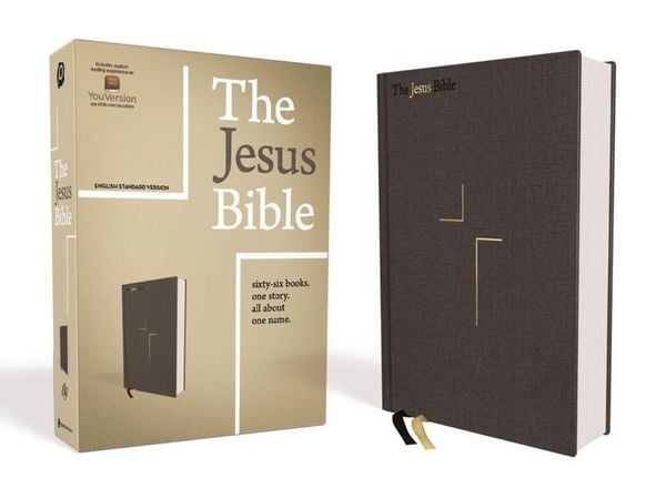 Produktbild: The Jesus Bible, ESV Edition, Cloth over Board, Gray