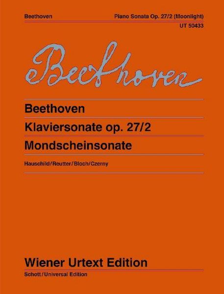Produktbild: Klaviersonate (Mondscheinsonate). Wiener Urtext Edition.