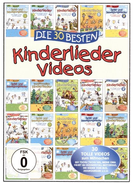 Produktbild: Die 30 besten Kinderlieder Videos