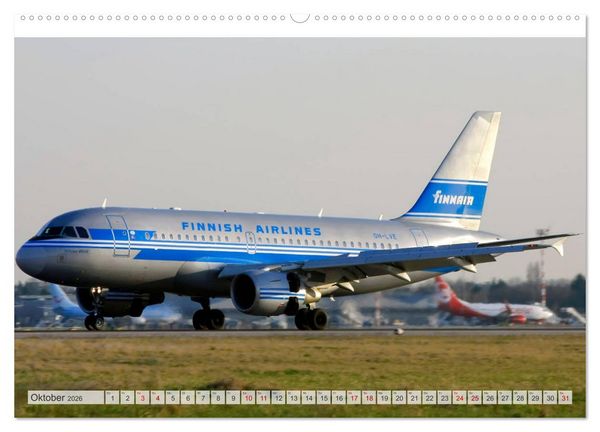 Produktbild: Flugzeuge im Retro-Stil (Wandkalender 2026 DIN A2 quer), CALVENDO Monatskalender