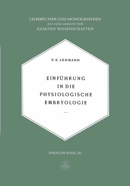 Produktbild: Einf&uuml;hrung in die Physiologische Embryologie